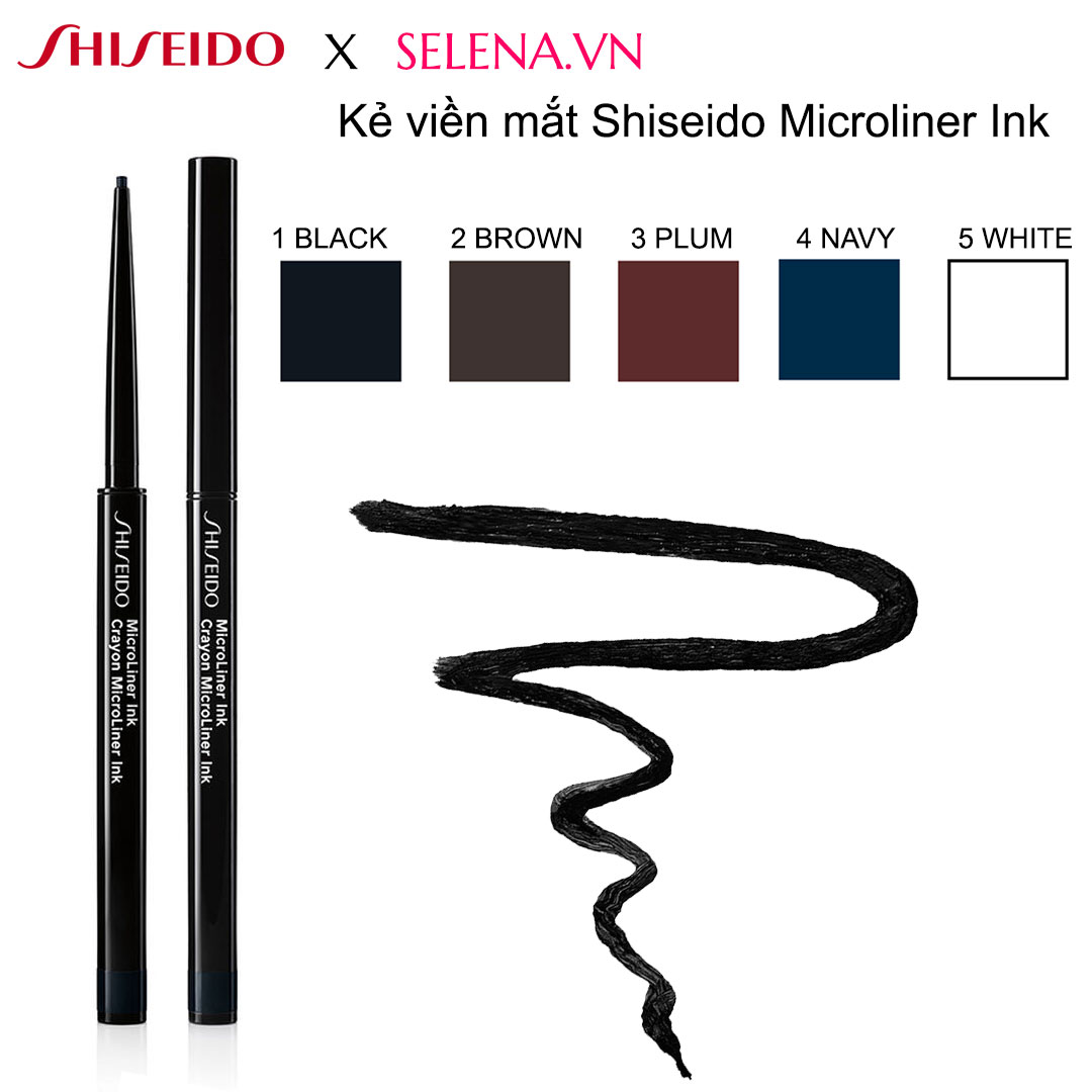 Bút Kẻ mắt Shiseido với các gam màu thời thượng