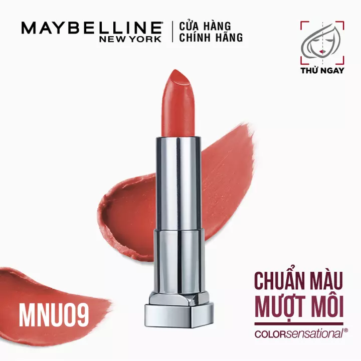 Son lì mịn môi Maybelline New York Color Sensational Inti Mattes Nude Lipstick - 3.9g 