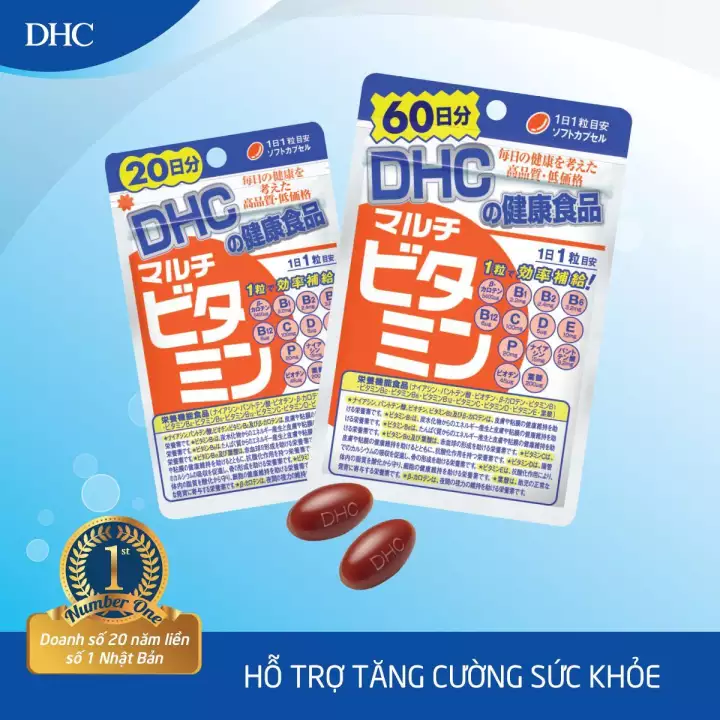 Viên uống DHC Vitamin C 100% Made in Japan Chống oxy hóa, tăng cường sức khỏe cho làn da và niêm mạc. Làn da sáng mịn và hồng hào đầy sức sống.