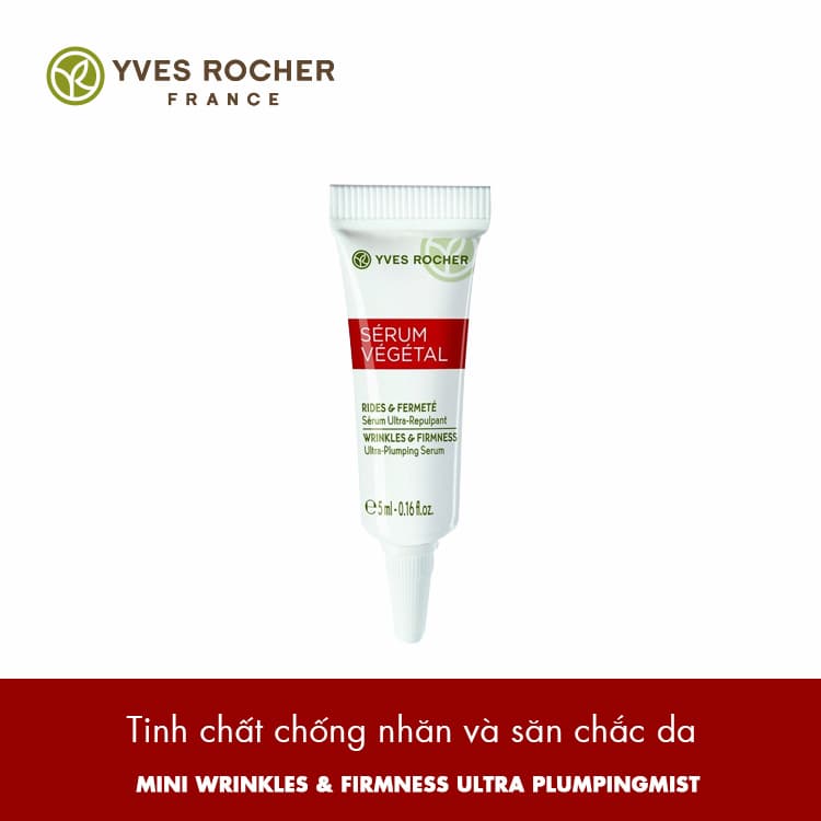 Tinh chất chống nhăn và săn chắc da Yves Rocher Mini Wrinkles & Firmness Ultra-Plumping Serum 5ml