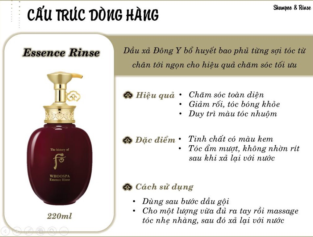 dầu xả The History Of Whoo