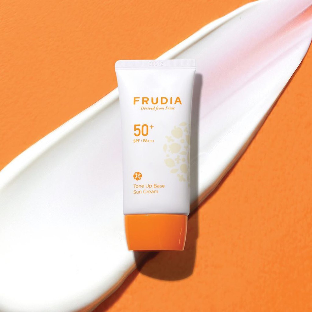 Review kem chống nắng làm trắng sáng da Frudia Tone-Up Base Sun Cream