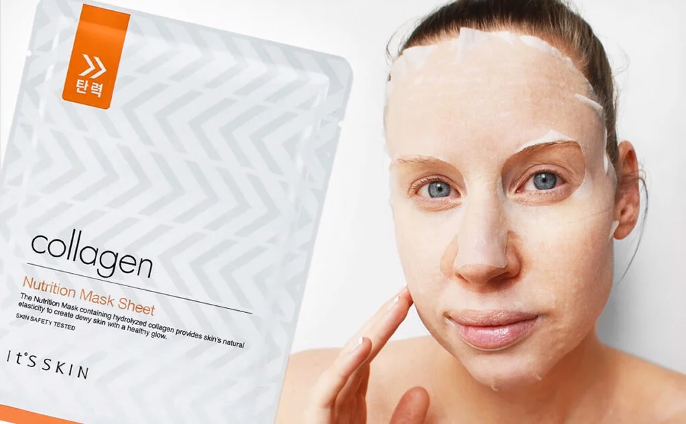 Mặt nạ chống lão hóa da It's Skin Collagen Nutrition Mask Sheet