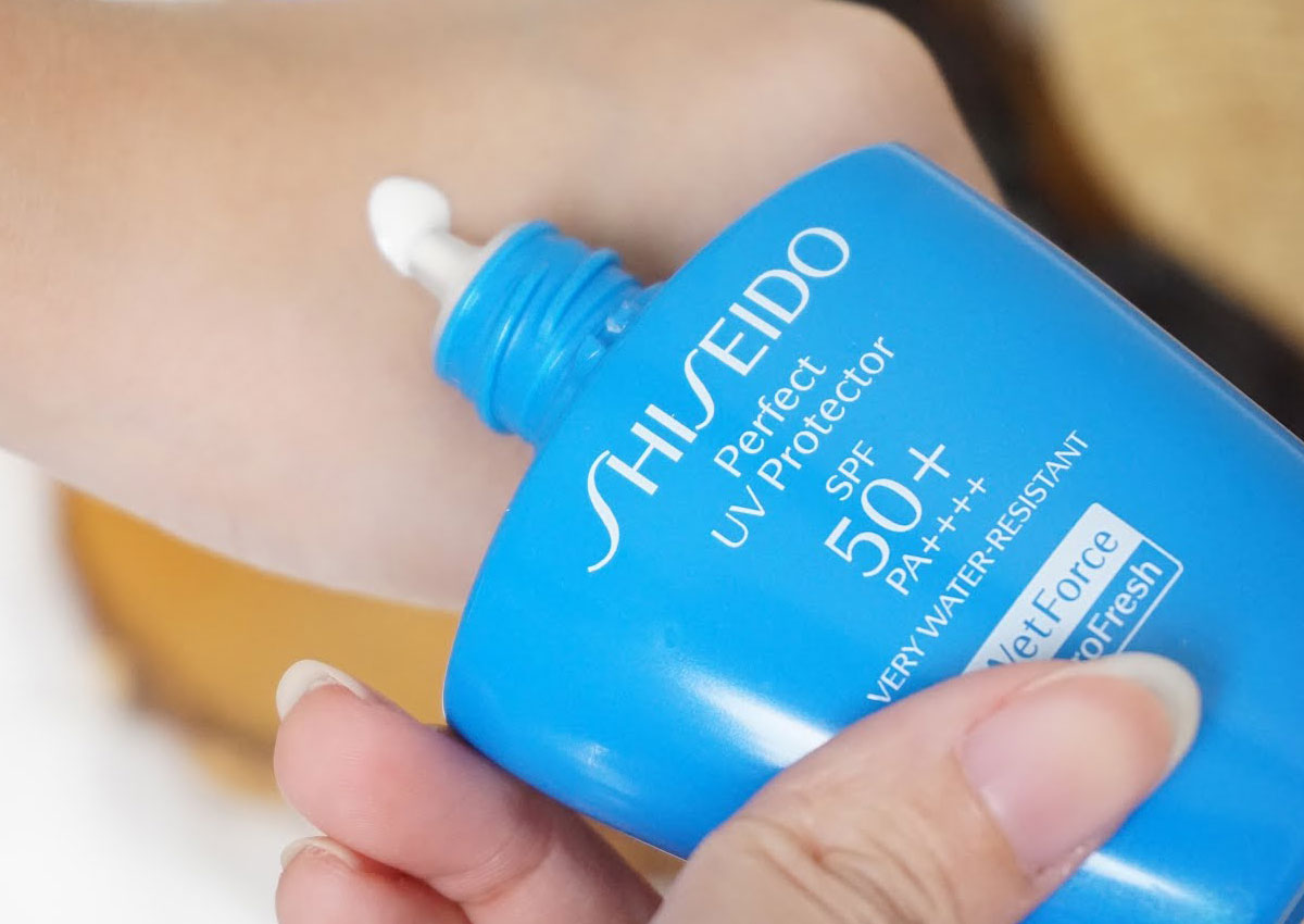 kem chống nắng Shiseido dạng sữa