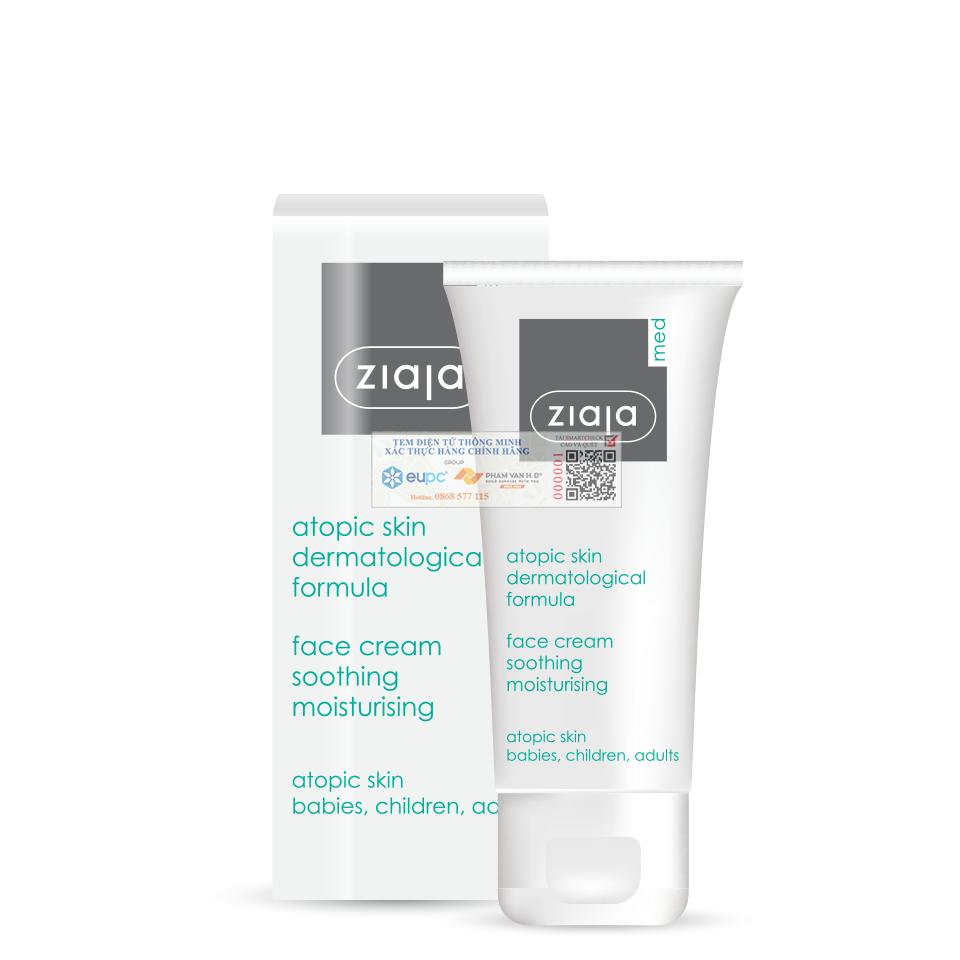 kem dưỡng ẩm Ziaja Med Atopic Skin Dermatological Formula Ziaja Baniphar