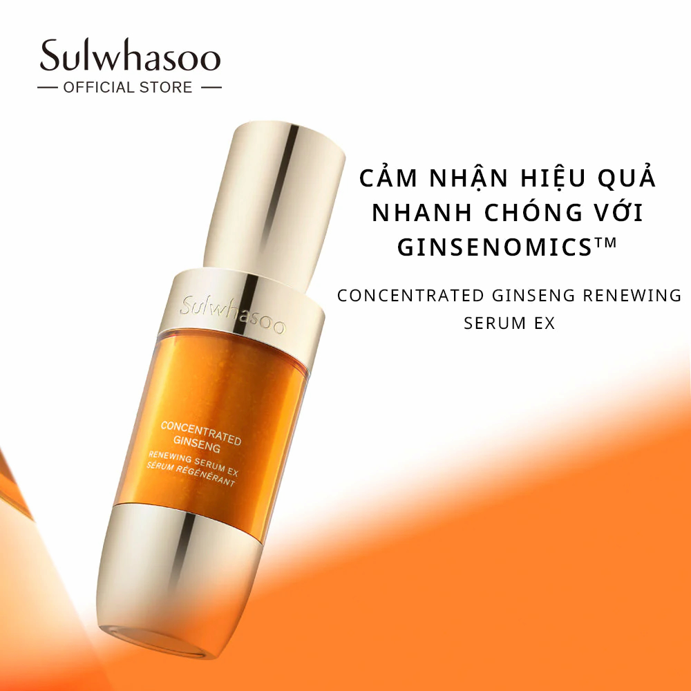 Serum nhân sâm dưỡng ẩm căng bóng da Sulwhasoo Concentrated Ginseng Renewing