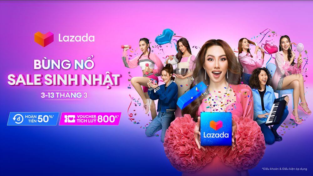 L'Oreal SALE sinh nhật Lazada