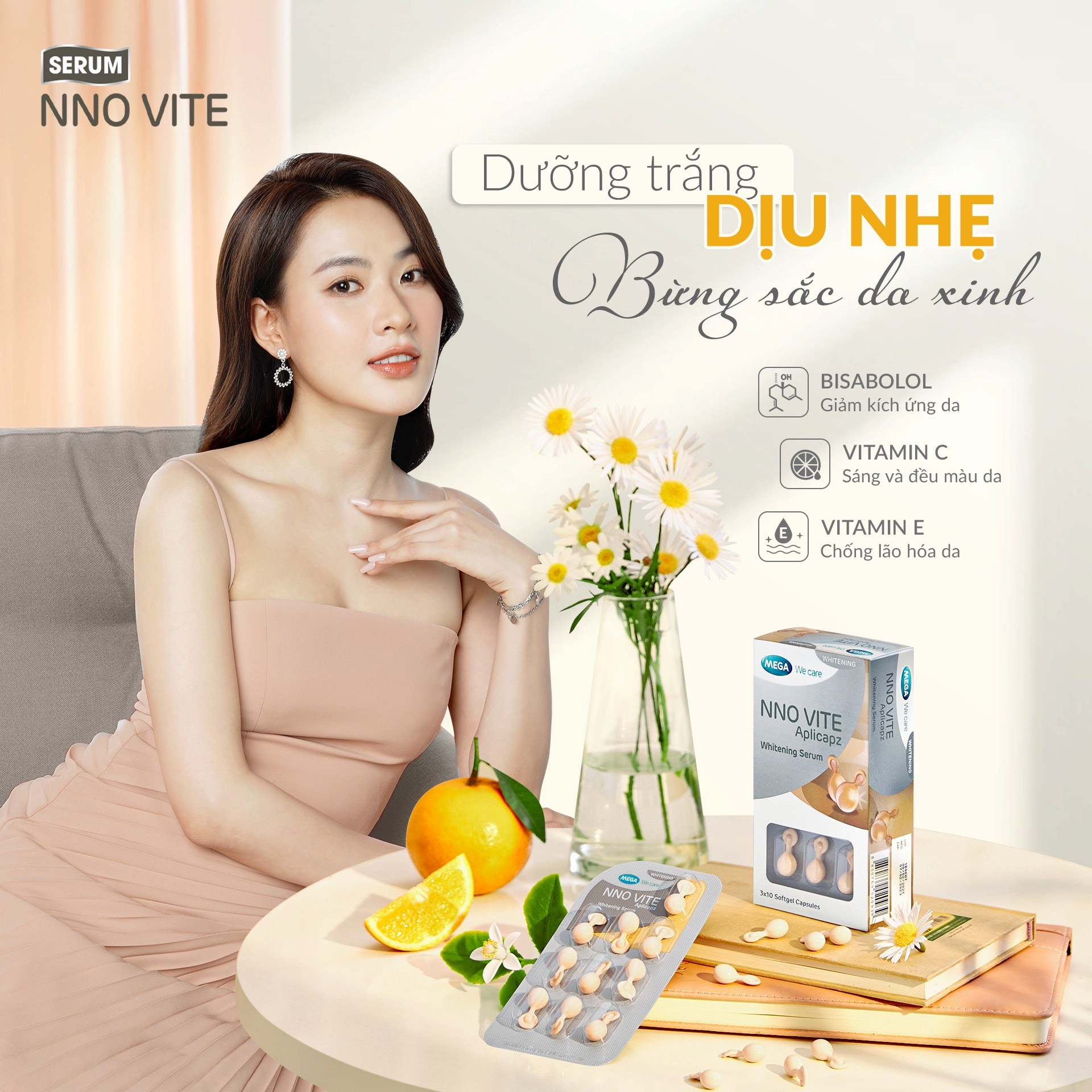 Serum dưỡng trắng da NNO VITE - Bí quyết dưỡng da trắng sáng của nhiều phụ nữ Việt hiện đại
