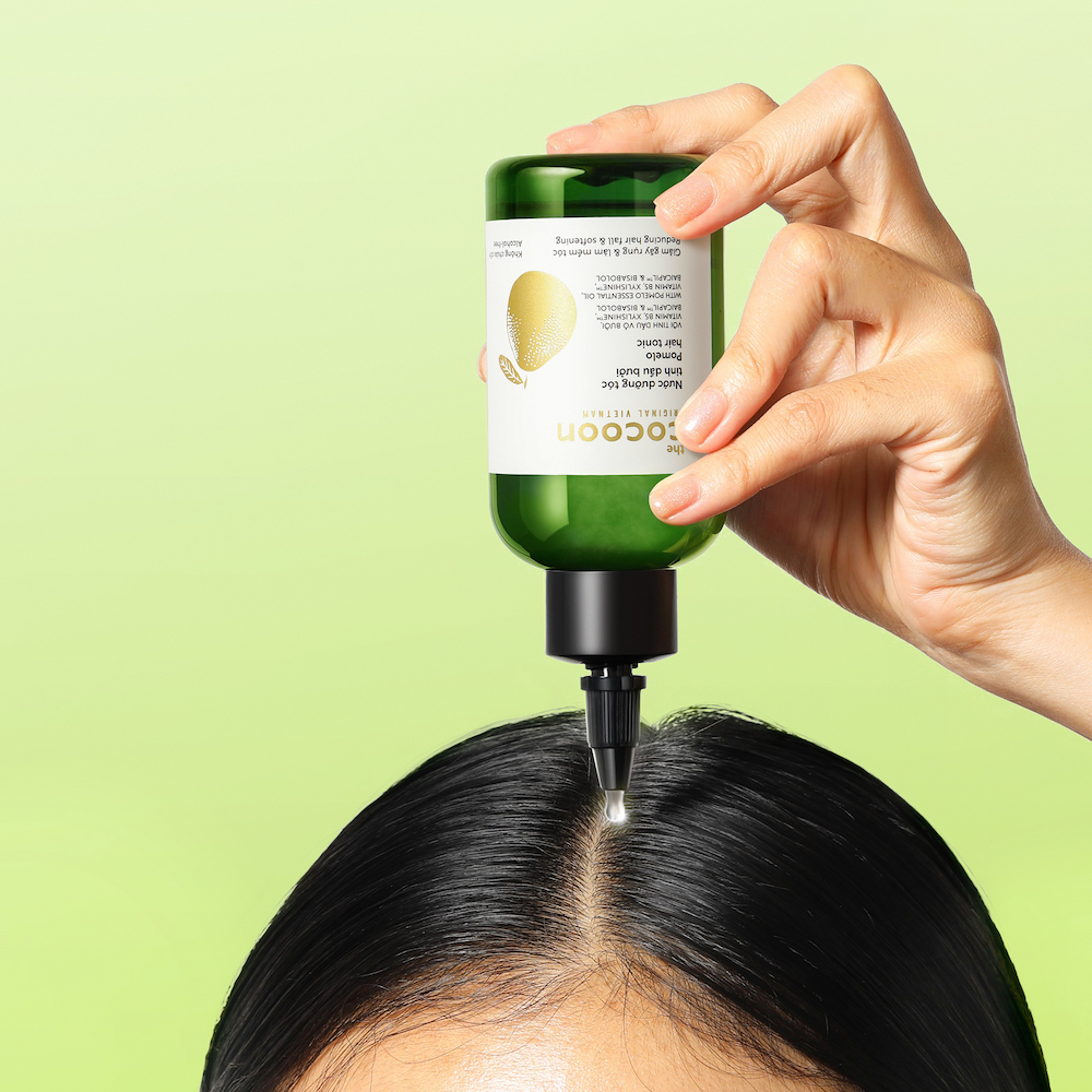 Nước dưỡng tóc tinh dầu bưởi Cocoon - Giải pháp dành cho mái tóc mỏng