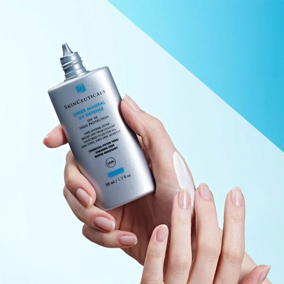 Kem chống nắng Skinceuticals Physical Fusion UV Defense SPF50 giúp chống lại tác hại của tia UV, bảo vệ làn da tối ưu
