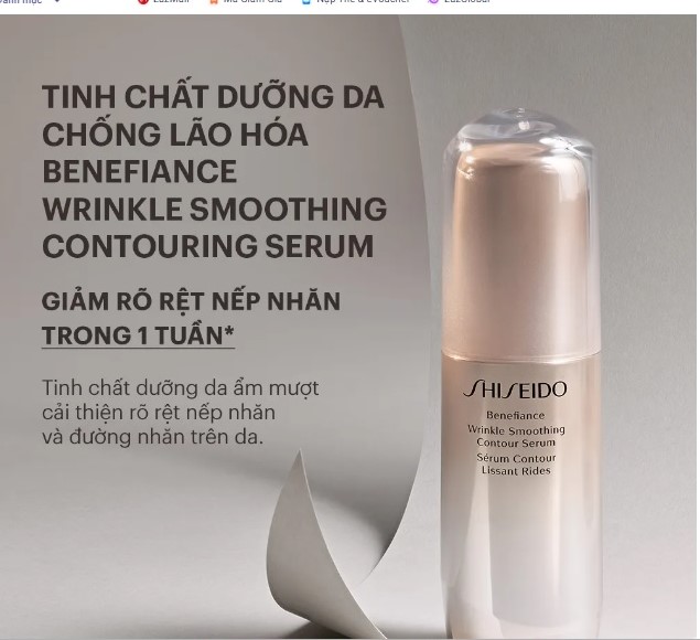 Tinh chất dưỡng da Shiseido Benefiance Wrinkle Smoothing Contour Serum
