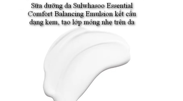 Sữa dưỡng da Sulwhasoo Essential Comfort Balancing Emulsion 