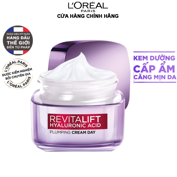 Kem dưỡng ẩm L'Oréal Paris Revitalift Hyaluronic Acid Plumping Day Cream