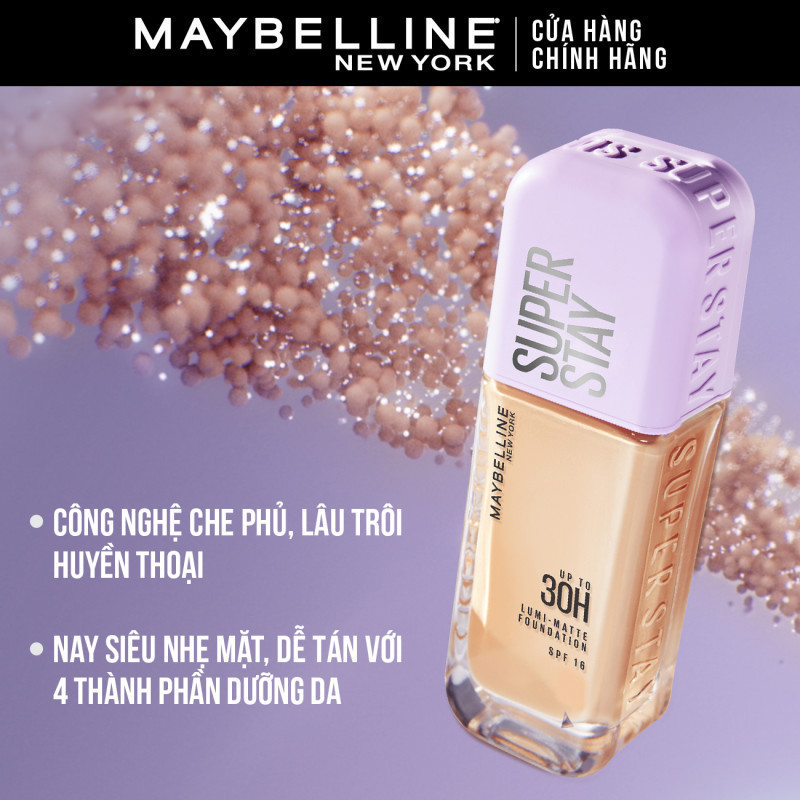 kem nền bắt sáng Superstay Lumi Matte 30H Maybelline 