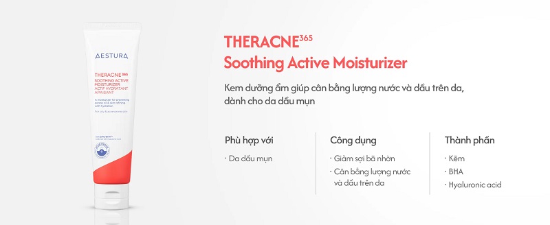 Kem dưỡng rau má B5 AESTURA A-CICA365 Relief Cream 60ml