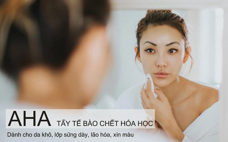 Những tuýt da phù hợp phù hợp sử dụng tẩy tế bào da chết hoá học