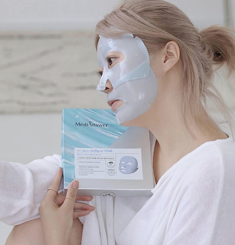 Mặt nạ thạch MEDIANSWER Pore Collagen Mask