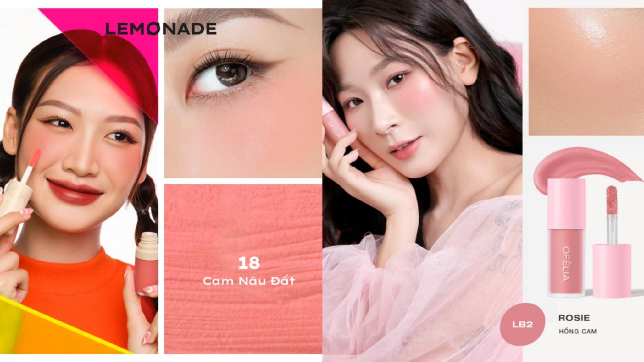 nên mua má hồng kem của Lemonade hay Ofélia