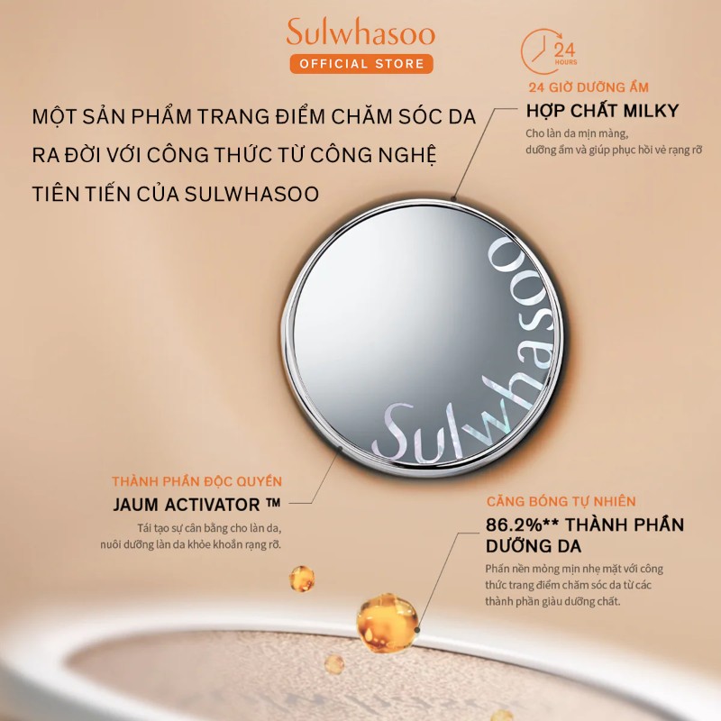 phấn nước Sulwhasoo Perfecting Cushion Airy